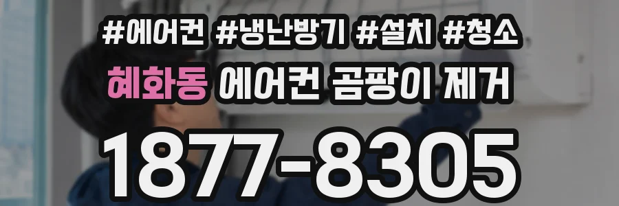 혜화동 에어컨 곰팡이 제거