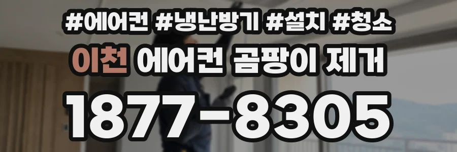 이천 에어컨 곰팡이 제거