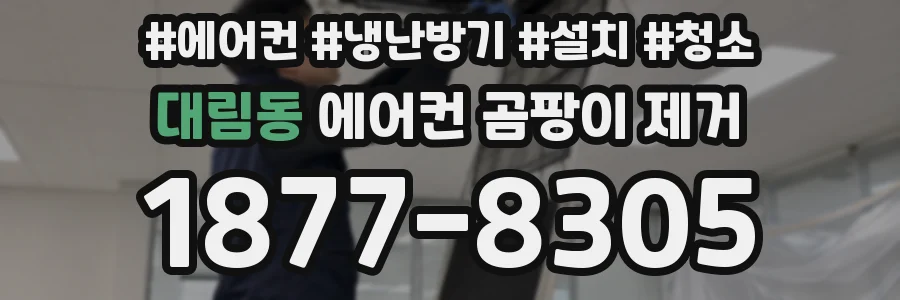 대림동 에어컨 곰팡이 제거