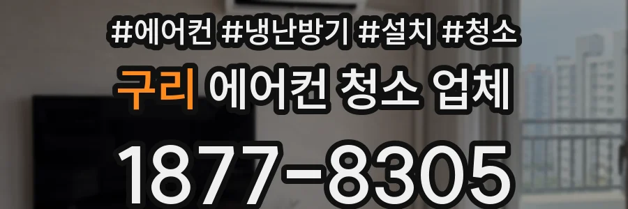 구리 에어컨 청소 업체