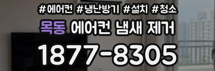 목동 에어컨 냄새 제거