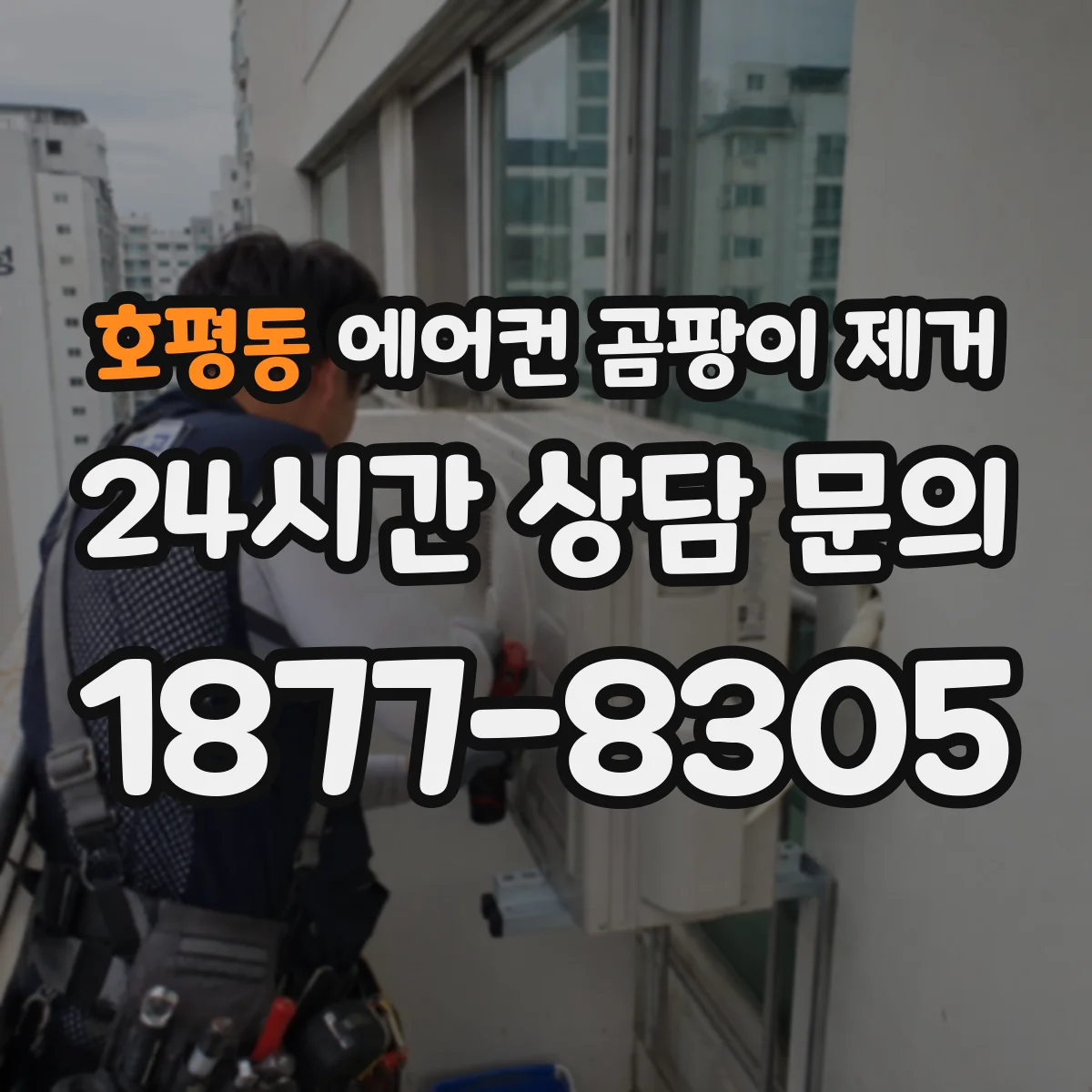 호평동 에어컨 곰팡이 제거