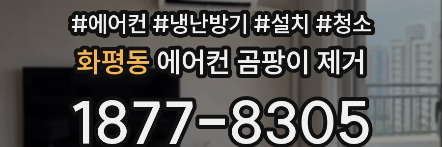 화평동 에어컨 곰팡이 제거