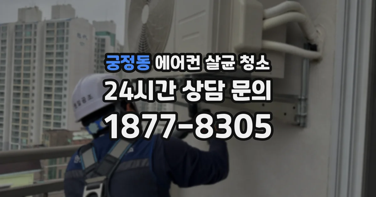 궁정동 에어컨 살균 청소