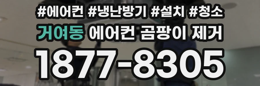 거여동 에어컨 곰팡이 제거