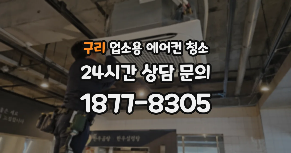 구리 업소용 에어컨 청소
