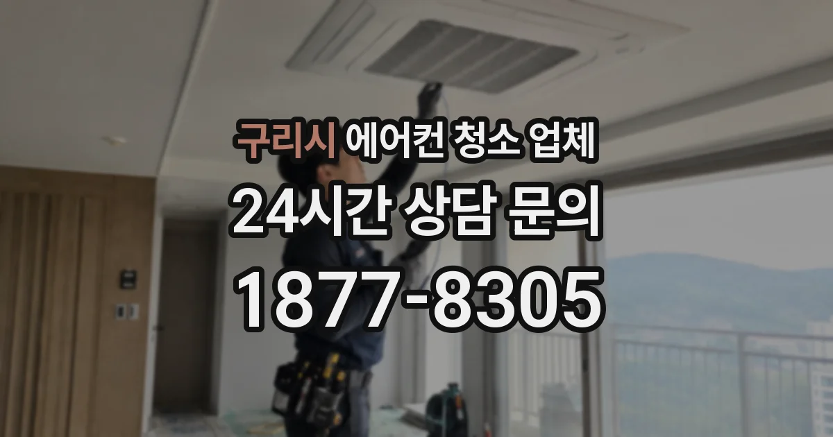 구리시 에어컨 청소 업체