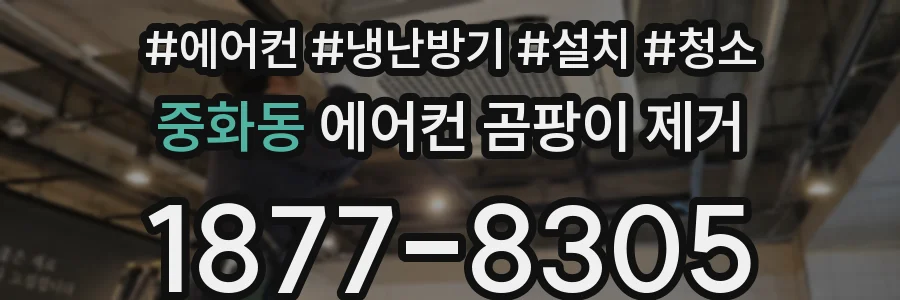 중화동 에어컨 곰팡이 제거