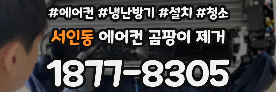 서인동 에어컨 곰팡이 제거