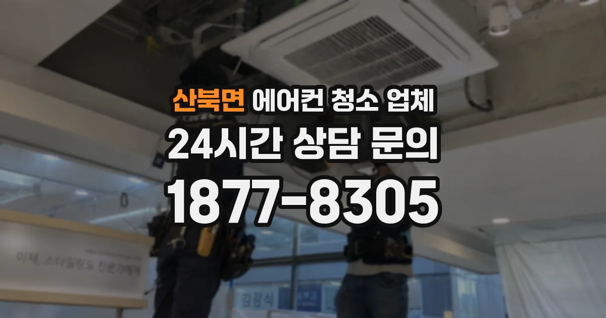 산북면 에어컨 청소 업체