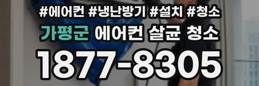 가평군 에어컨 살균 청소