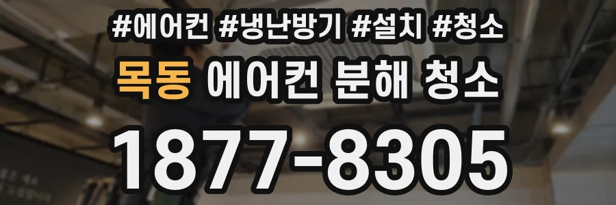 목동 에어컨 분해 청소
