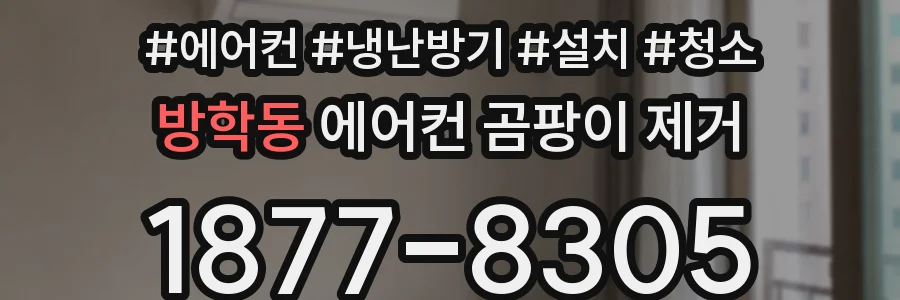 방학동 에어컨 곰팡이 제거