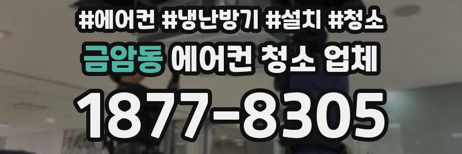 금암동 에어컨 청소 업체