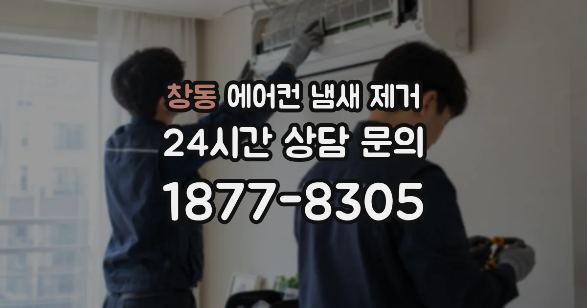 창동 에어컨 냄새 제거