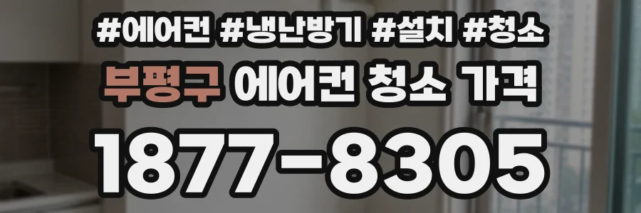 부평구 에어컨 청소 가격
