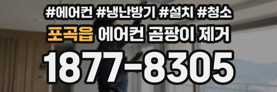 포곡읍 에어컨 곰팡이 제거