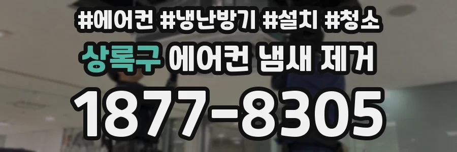 상록구 에어컨 냄새 제거