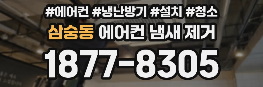삼숭동 에어컨 냄새 제거