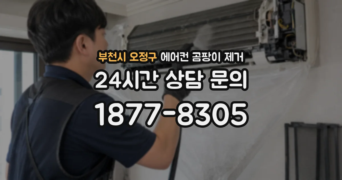부천시 오정구 에어컨 곰팡이 제거
