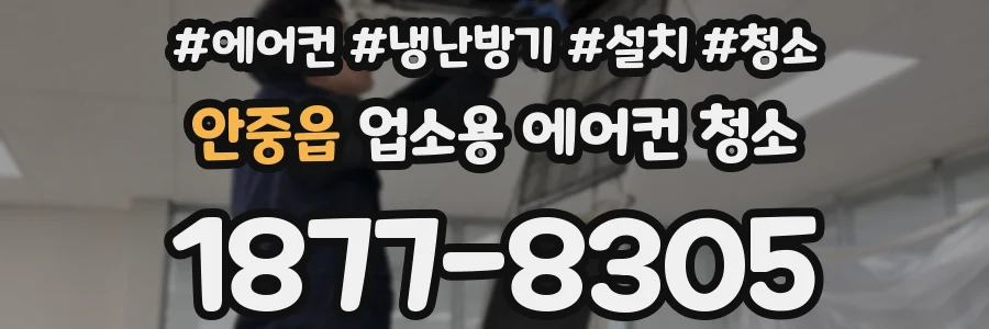 안중읍 업소용 에어컨 청소