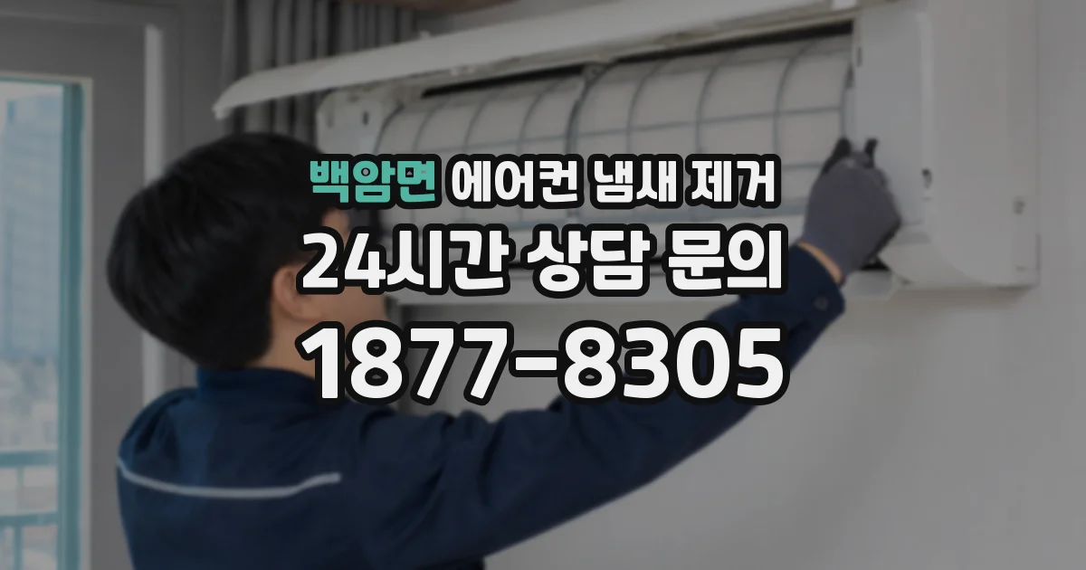 백암면 에어컨 냄새 제거