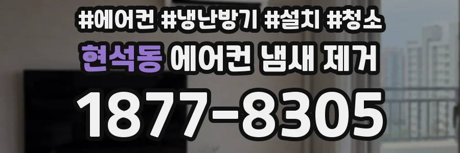 현석동 에어컨 냄새 제거