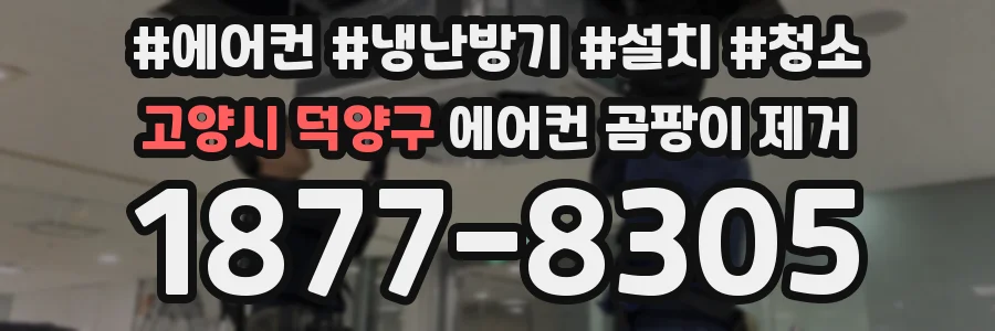 고양시 덕양구 에어컨 곰팡이 제거