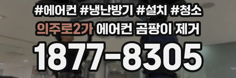 의주로2가 에어컨 곰팡이 제거