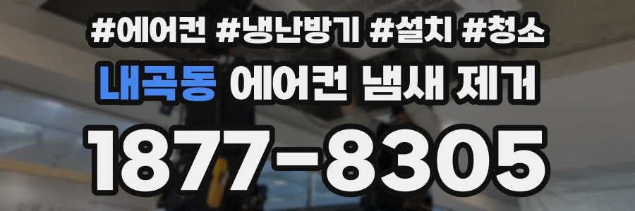 내곡동 에어컨 냄새 제거