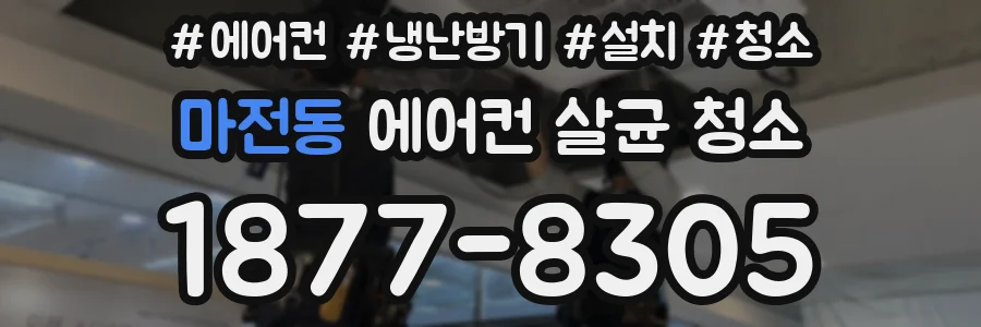 마전동 에어컨 살균 청소