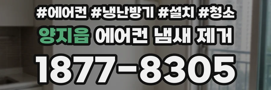 양지읍 에어컨 냄새 제거