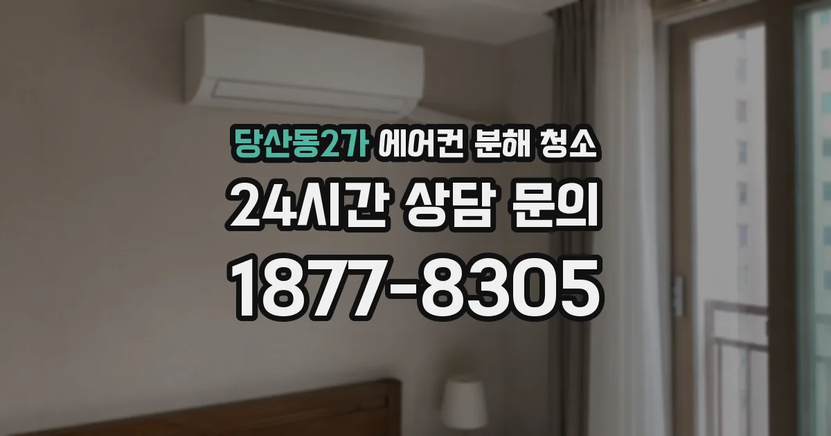 당산동2가 에어컨 분해 청소