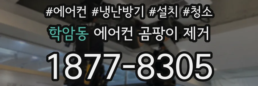 학암동 에어컨 곰팡이 제거