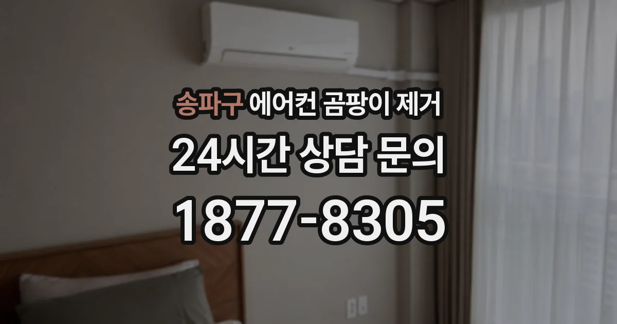 송파구 에어컨 곰팡이 제거