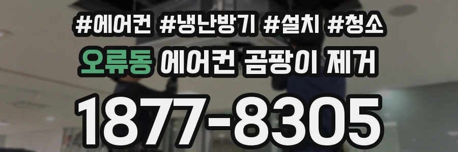 오류동 에어컨 곰팡이 제거