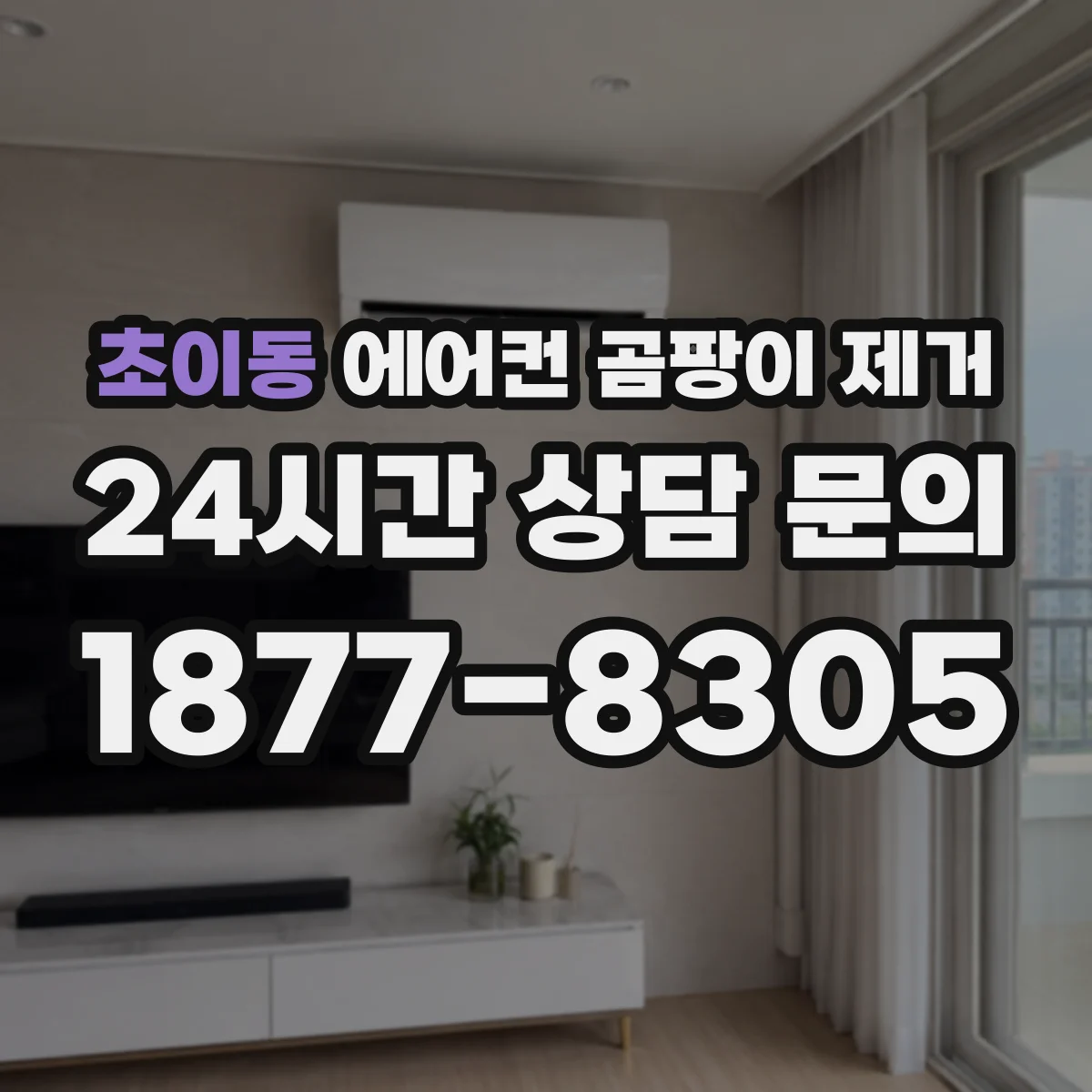 초이동 에어컨 곰팡이 제거