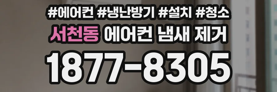 서천동 에어컨 냄새 제거
