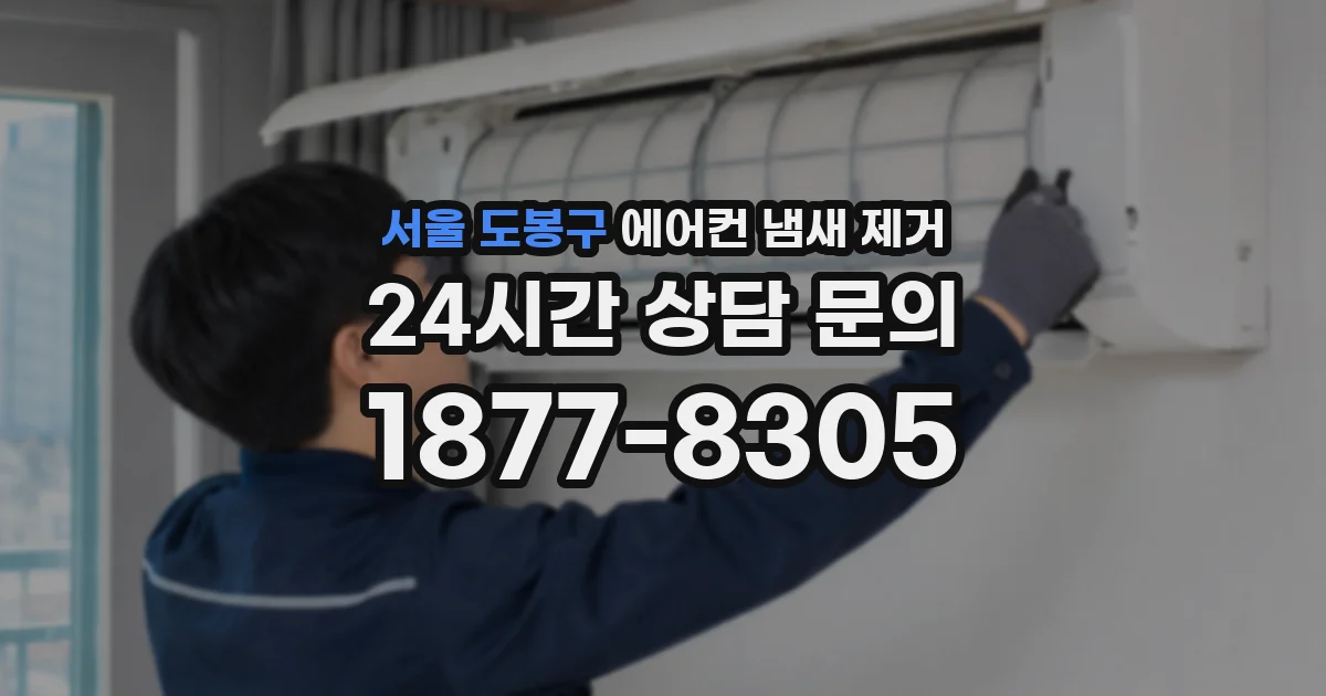 서울 도봉구 에어컨 냄새 제거