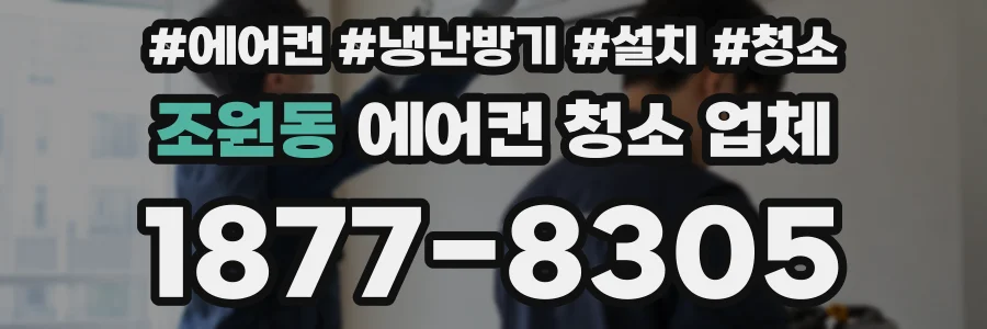 조원동 에어컨 청소 업체