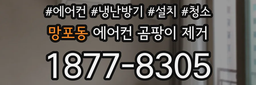 망포동 에어컨 곰팡이 제거