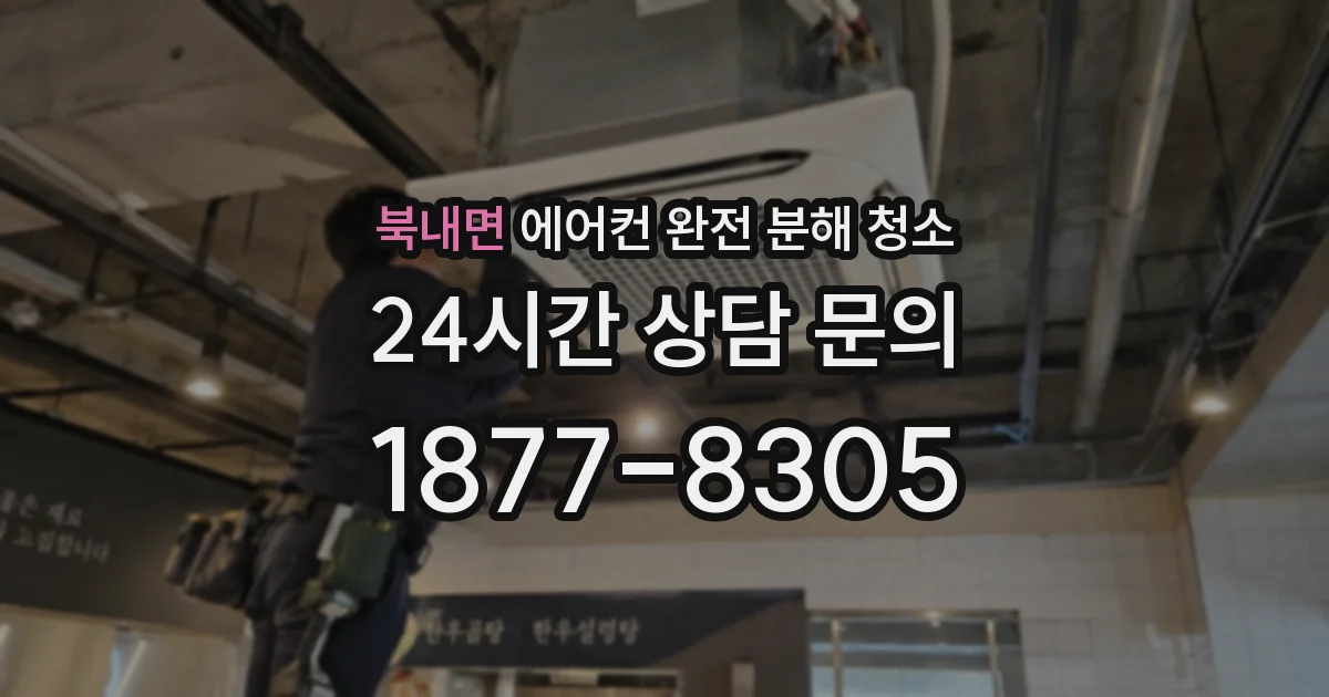 북내면 에어컨 완전 분해 청소