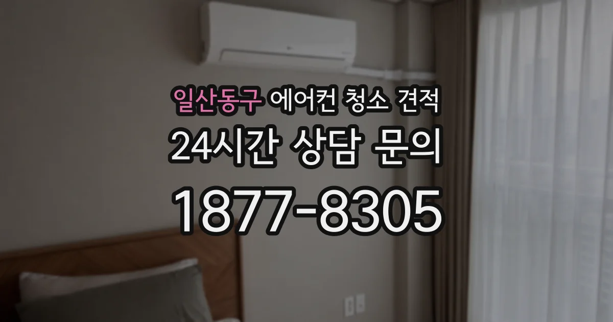 일산동구 에어컨 청소 견적