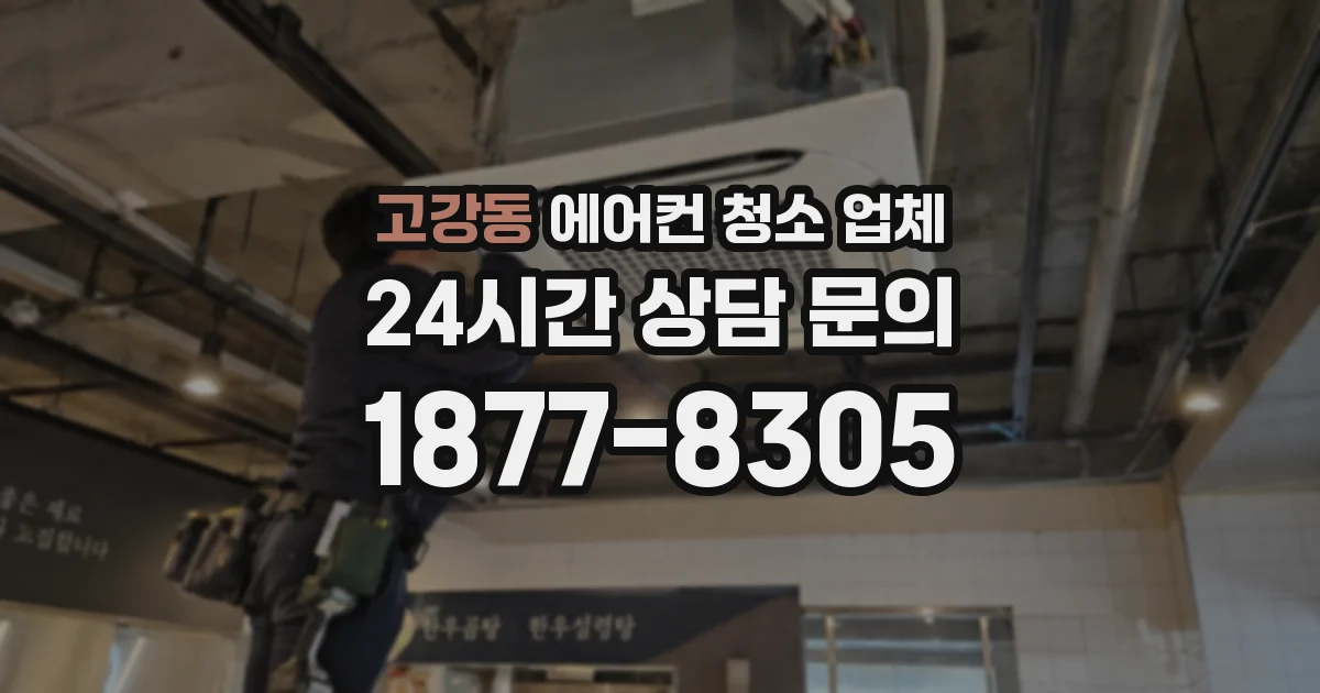 고강동 에어컨 청소 업체