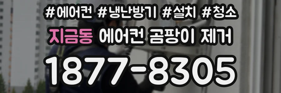 지금동 에어컨 곰팡이 제거