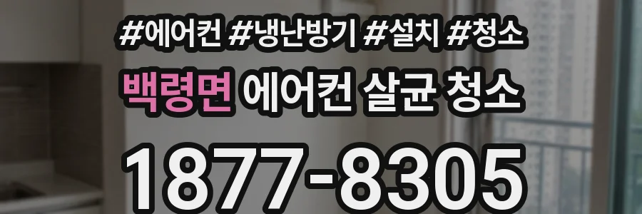 백령면 에어컨 살균 청소