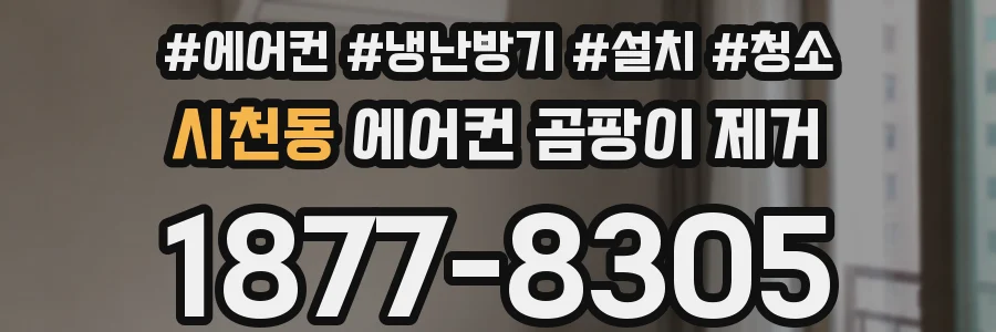 시천동 에어컨 곰팡이 제거