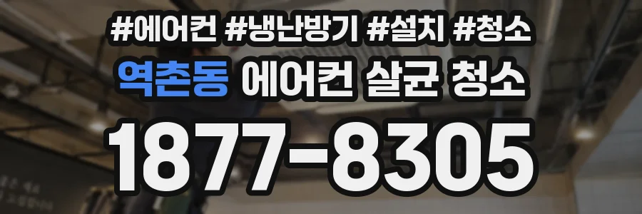 역촌동 에어컨 살균 청소