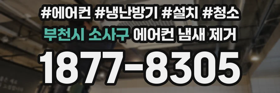 부천시 소사구 에어컨 냄새 제거