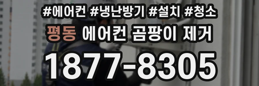 평동 에어컨 곰팡이 제거